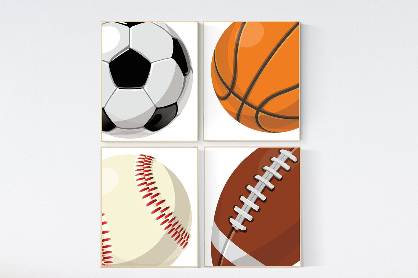 Sport Nursery Print, boys room decor, boy room wall art, Nursery sports decor, Boy Nursery Print Set, Toddler Room Decor, Nursery Sport