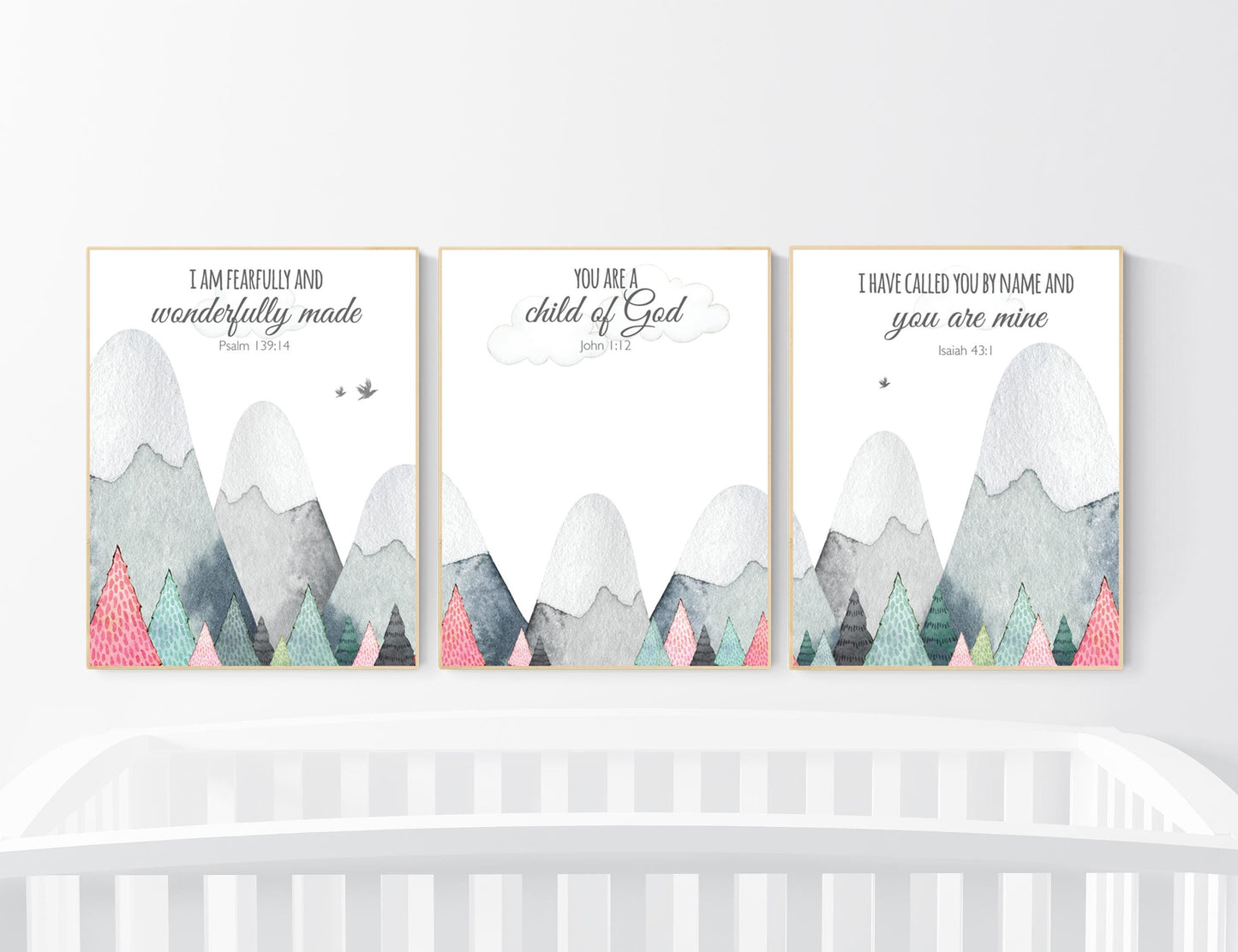 Nursery decor girl mountain, adventure nursery, adventure theme nursery, bible nursery, verse nursery, scripture print, christian print