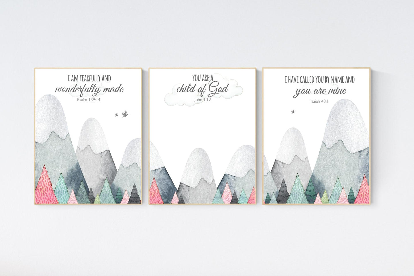 Nursery decor girl mountain, adventure nursery, adventure theme nursery, bible nursery, verse nursery, scripture print, christian print